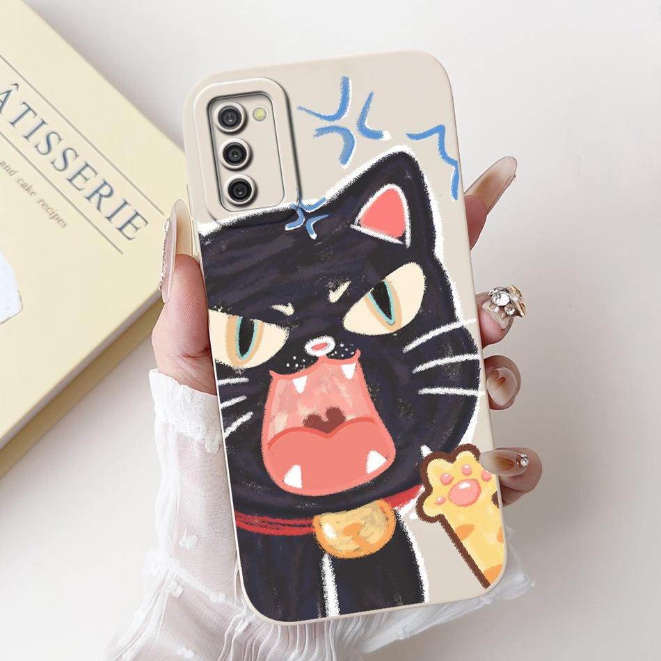 For Samsung Galaxy A03S A02S Cute Panda Rabbit Cartoon Soft Silicone Case For Samsung A02s A03s Camera Protective Phone Cases
