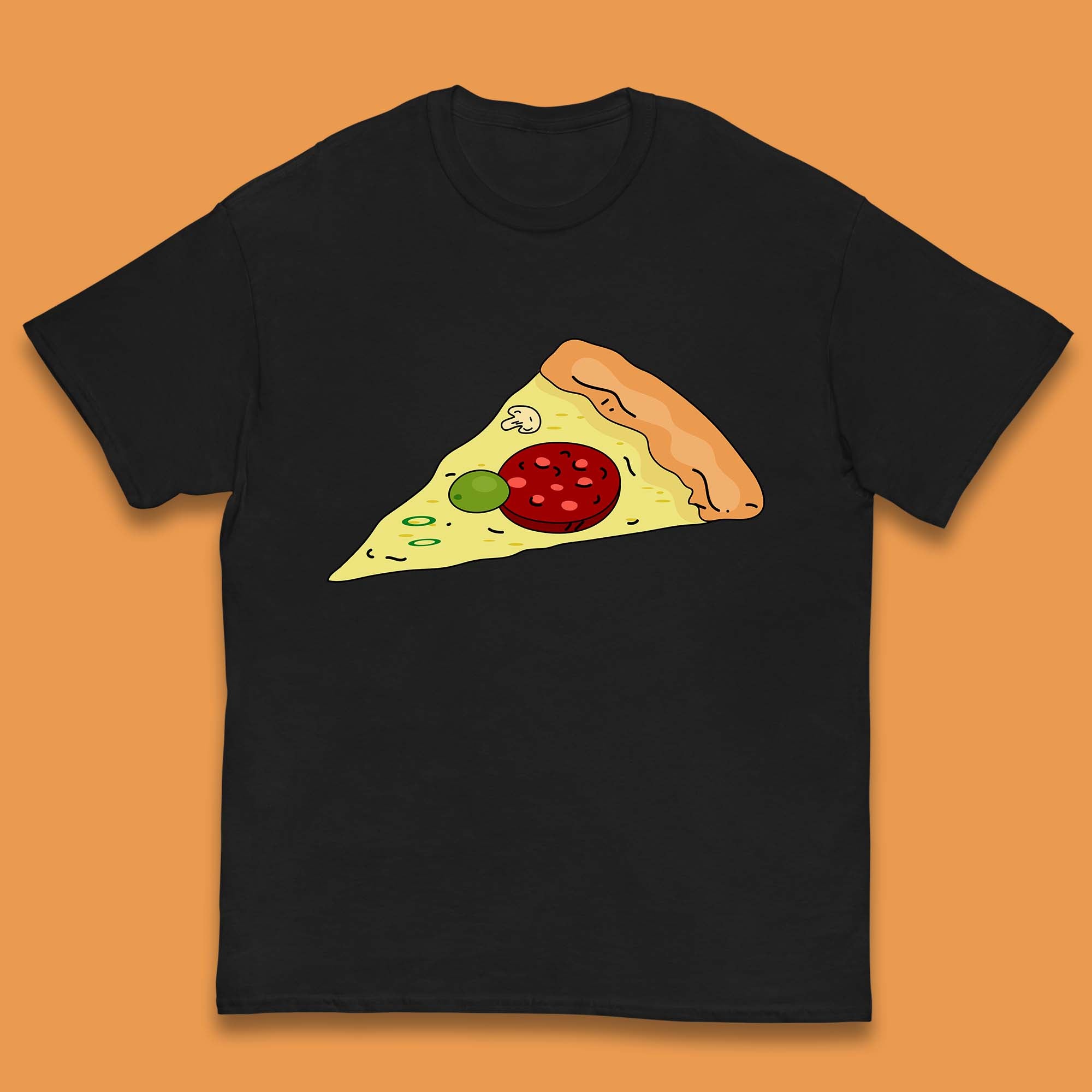Italian Pizza Slice Pizzaologist Pizza Lover Pizza Holic Pizza Addict Kids T Shirt 140