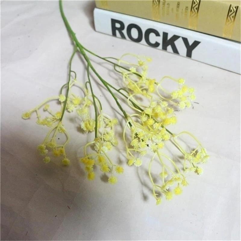 One Artificial Plaster Lavender Magnolia False Silk Wedding Party Bouquet Multicolor Home Decoration