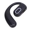 Bluetooth 5.4 Earpiece Noise Cancelling Mic 180mAh Battery Single Ear Headset with Ear Hook for Music Black