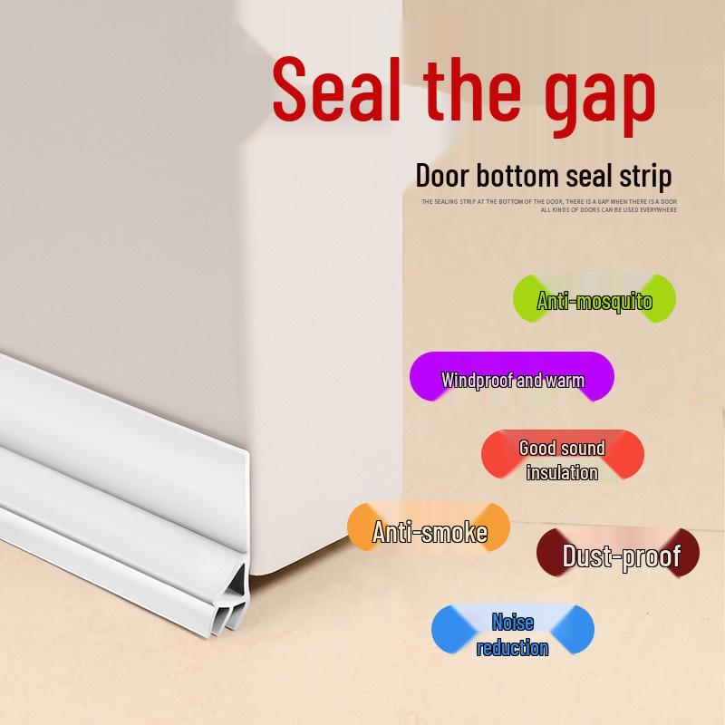 Bandă de Etanșare Fonică și Antivânt pentru Partea Inferioară a Ușii
