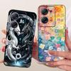 Phone Case For Infinix Hot 30 5G Cover X6832 Cute Cat Fashion Funny Painted Bumper For Infinix Hot30 5G Casing