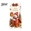 Seasonal Home Beautification Christmas Window Clings Cute Snowman Santa Penguin Reindeer Stickers for Waterproof PVC Decor Glass Reusable