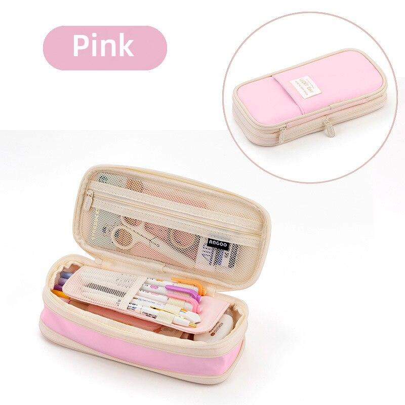 Big Capacity Pencil Pen Case Office College School Large Storage High Capacity Bag Pouch Holder Box Organizer for Teen Girls