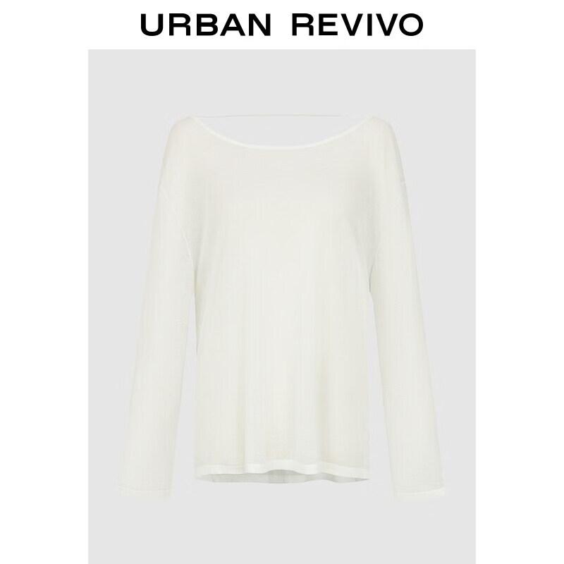 UR2026 Women s Embellished Long Sleeve Knit Sweater L
