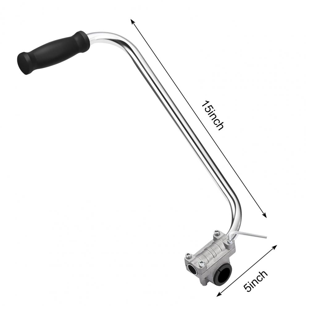 Ergonomic Lawn Trimmer Handle Grip with Bracket Clamp String Trimmers Weed Eater Handle Extension for Comfortable Lawn Care