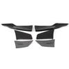 Adatto Per BMW F80 M3 F82 M4 2 pezzi Fibra di Carbonio Accessori Car Styling Labbro Paraurti Anteriore Pinna Splitter Spoiler Canard Adesivo