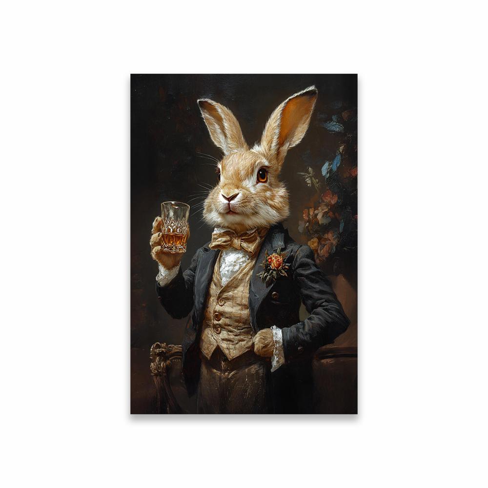 Dunkel Bunt Cool Schimpansen Poster Dekor Tier Rauchen Kunst Gotische Drucke Bär Leinwandbild Modern Schlafzimmer Büro Dekor