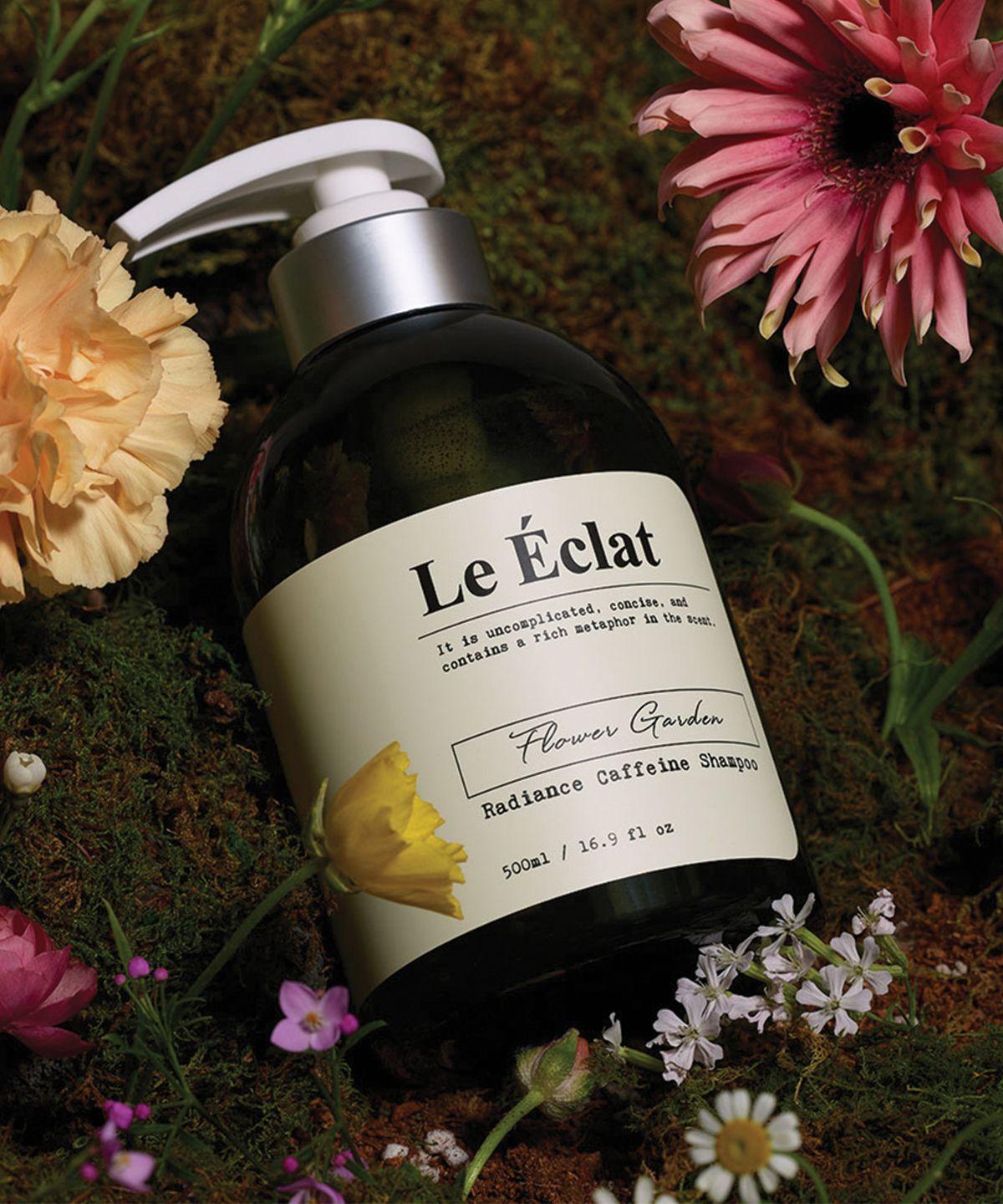 Le Eclat Radiance Caffeine Shampoo Flower Garden 500ml 1 bottle