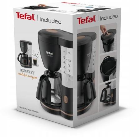 Tefal CM533811 Filter Coffee Maker 1.25L Black
