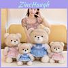 Plüsch-Teddybär-Puppe mit Kleid für Kinder und zum Verschenken