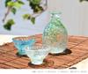 Toyo Sasaki Glass Sake Bottle 250ml Made in Japan, Spouted Bowl WA170