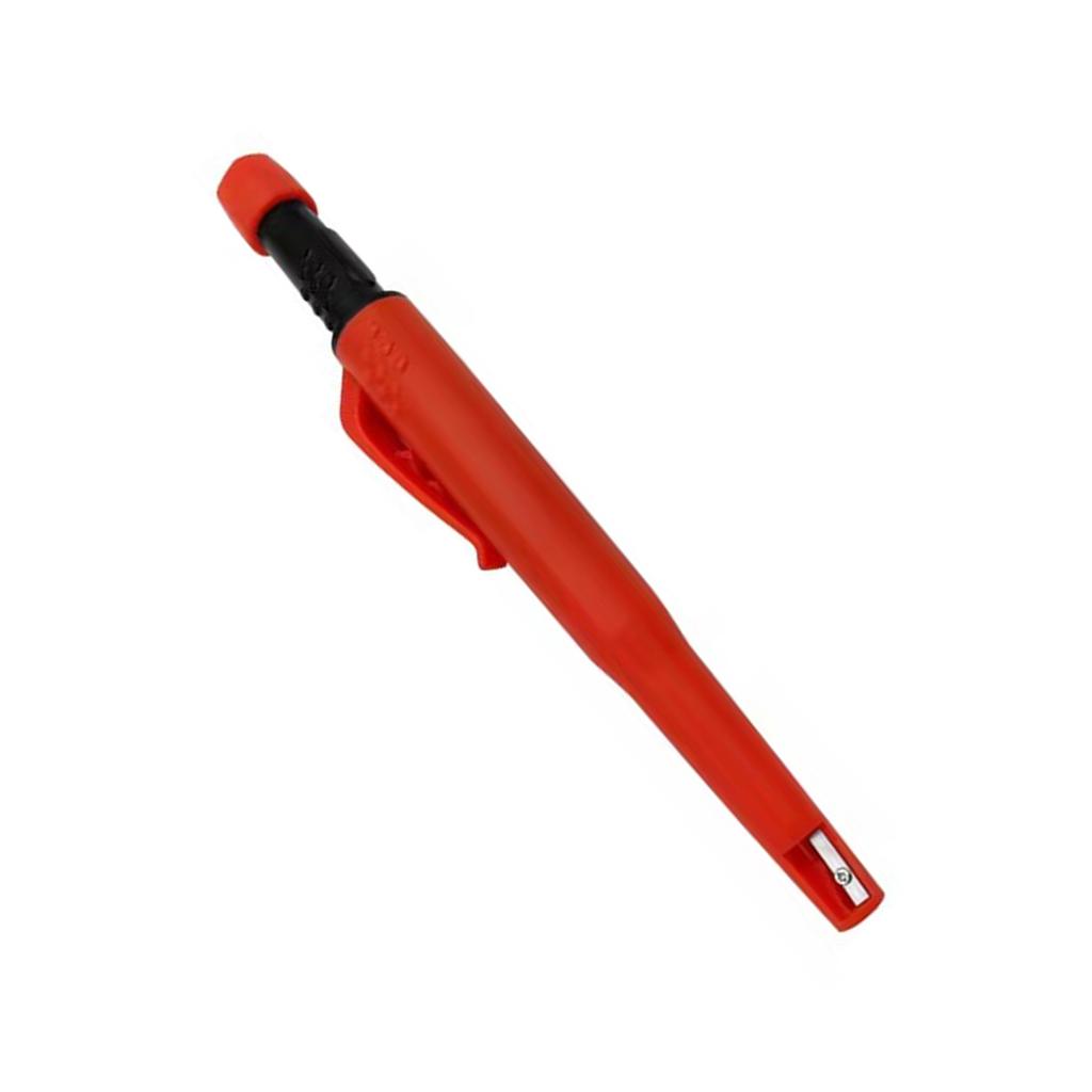 Mechanical Long Tip Woodworking Pencil with Sharpener Woodworking Scriber Tool for Architect Deep Hole Pencil Refills