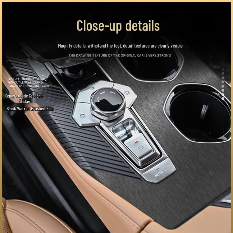 Black Warrior Car Sticker for 21-24 Chang'an UNI-K Interior Modification