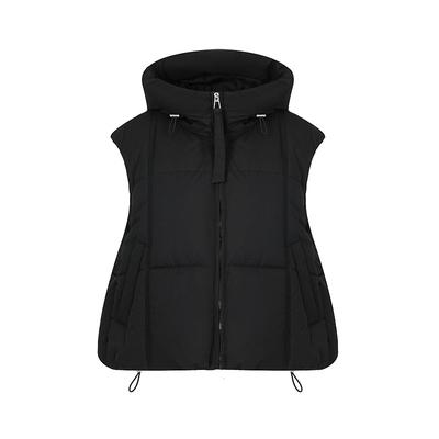 Neuer Winter Damen Weste Mit Kapuze Vielseitig und Modisch Koreanischer Stil Weste Locker und Modisch Lässige Pferdeclip Jacke