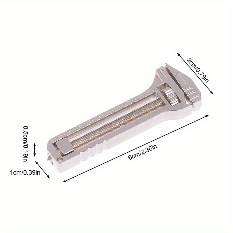 1Pcs Mini Wrench Pocket Portable Multitool Tools for Outdoor Camping Compact Titanium Alloy Bottle Opener
