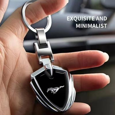 Metal Car Styling Keychain Key Chain Keyrings Key Holders For Mustang ST Line Mondeo Focus Fiesta Escape Kuga Ecosport Ranger EXplorer Stickers
