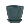 Vertical Pattern Thickened Pot, Potted Plant, Non Ceramic Pot, Balcony Small Flowerpot