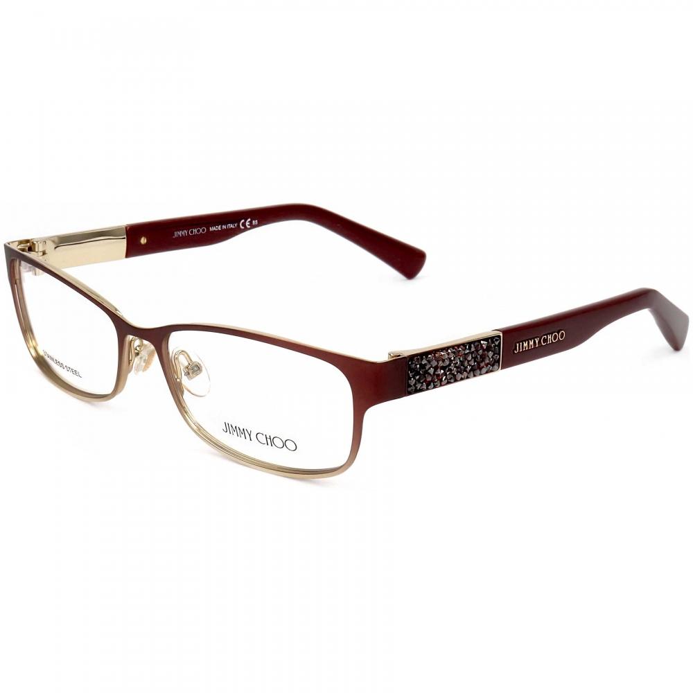 Jimmy Choo Women S 54mm eyeglaSSeS Matte Opal Burgundy