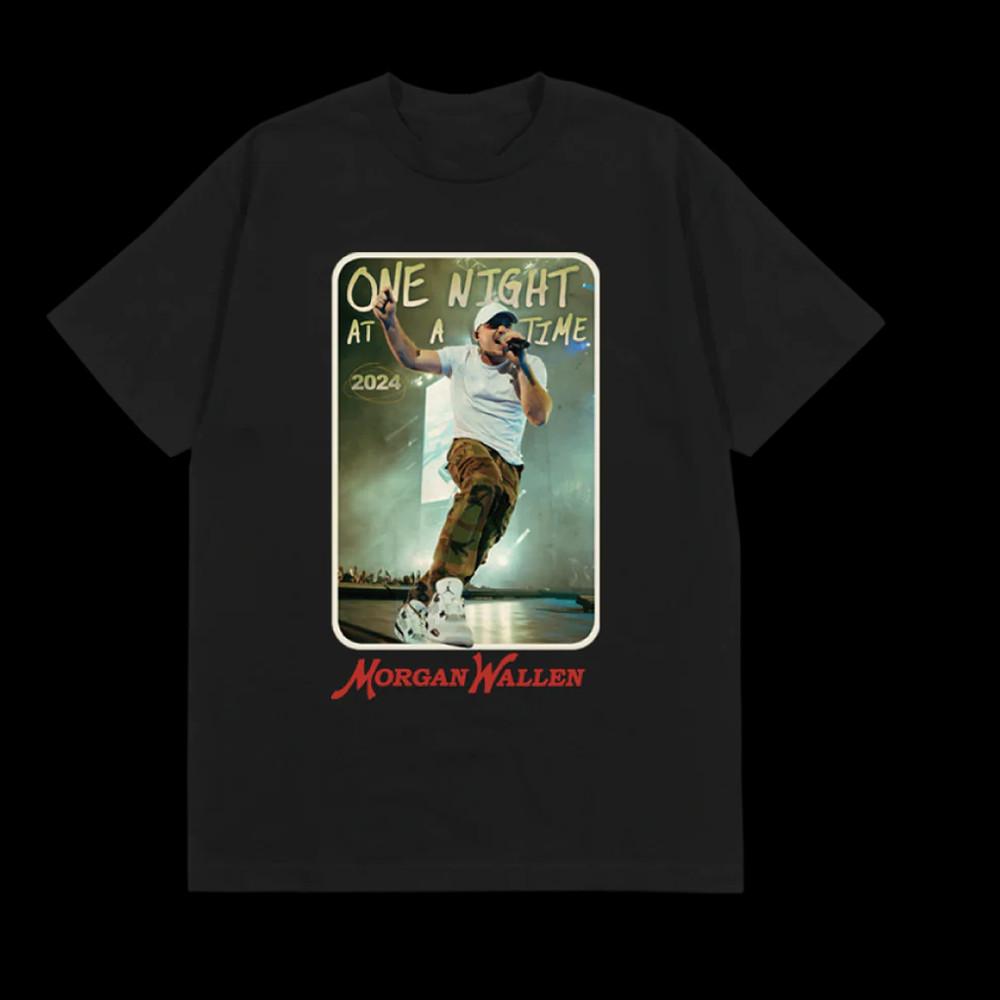 Morgan Wallen one night at a time T-shirt Unisex Tee All sizes  JJ5098 Unisex T-Shirt S