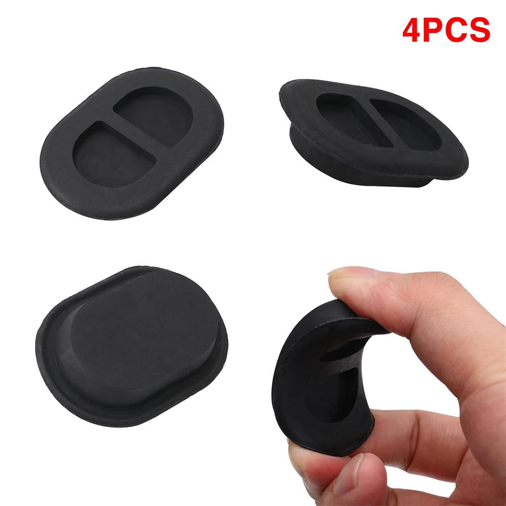 4× Floor Pan Drain Plug Rubber Oval Plugs 68194821AA For Jeep Wrangler 2014-2023