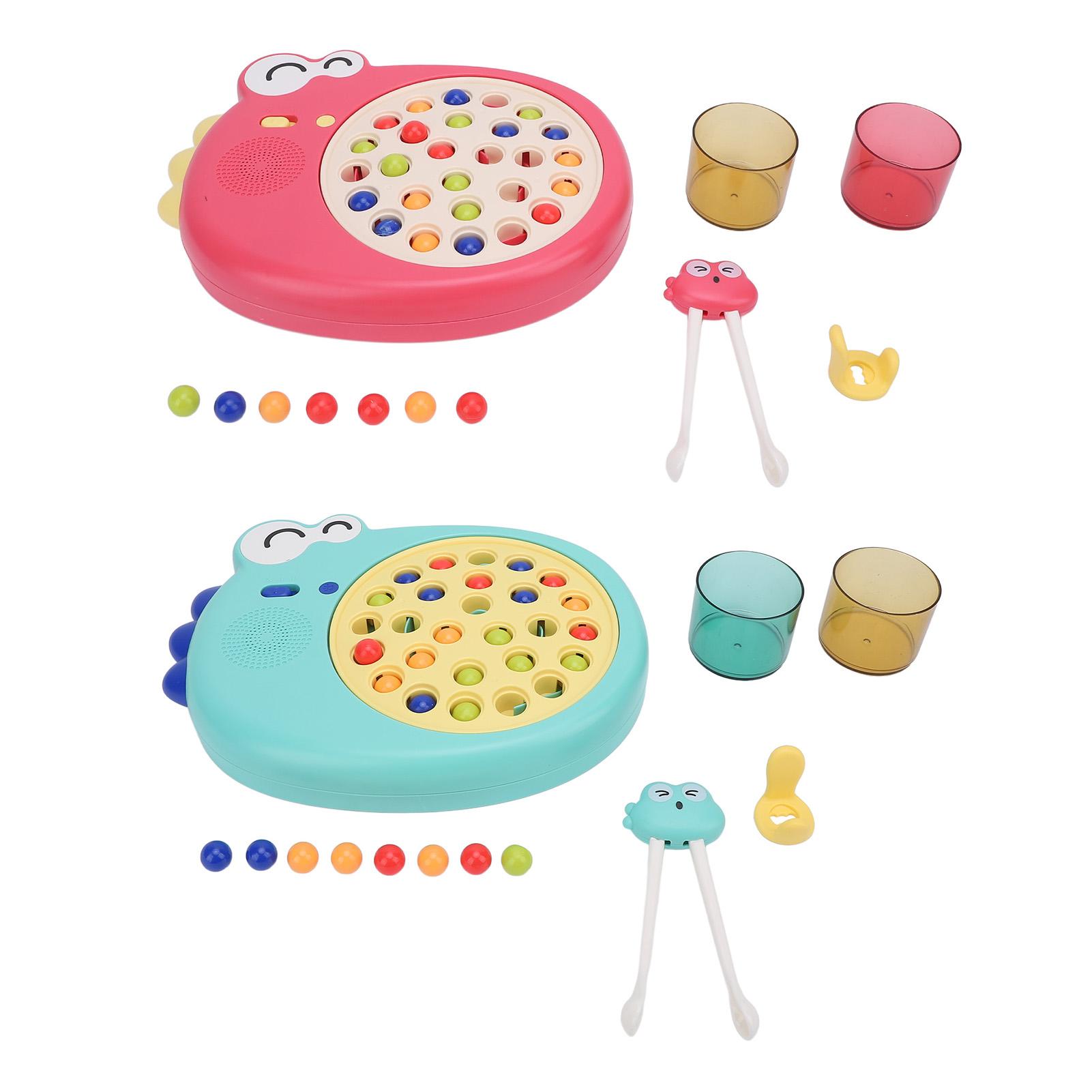 

Детская обучающая игрушка-палочка для еды, доска с бусинами, игра-сортировка по цвету, игрушка для раннего образования Red