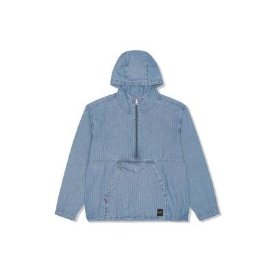 Levis Ss22 Veste à Manches Longues à Capuche et Demi-Zip Rayée pour Homme Vestes Bleu A2040-0000