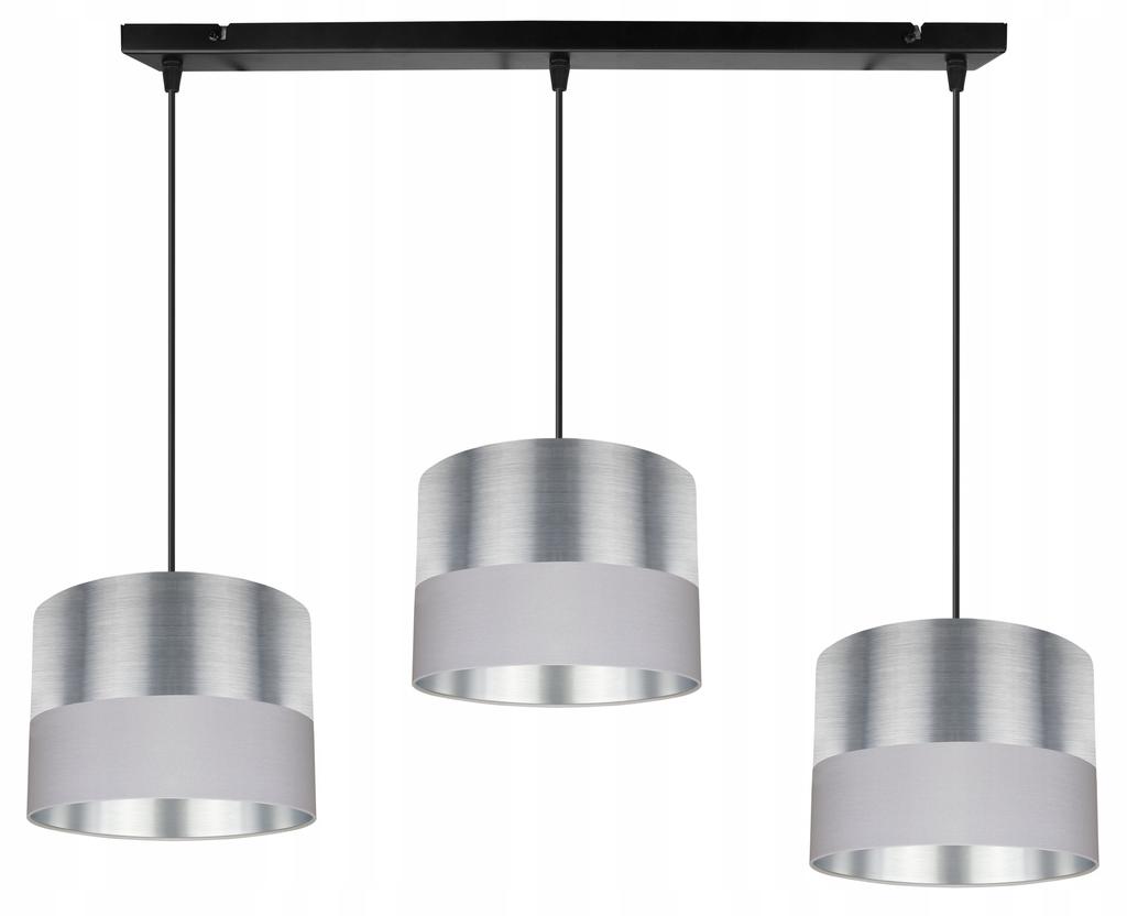 CEILING HANGING LAMP CHROME LAMPSHADE LED