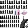 60 Pcs Tire Repair Screws, Tire Repair Rubber Nail, Screw in Tire Plugs,Quick Tool Tire Plugs, Self-Service Tire Repair Rubber Nail Kit for Patching