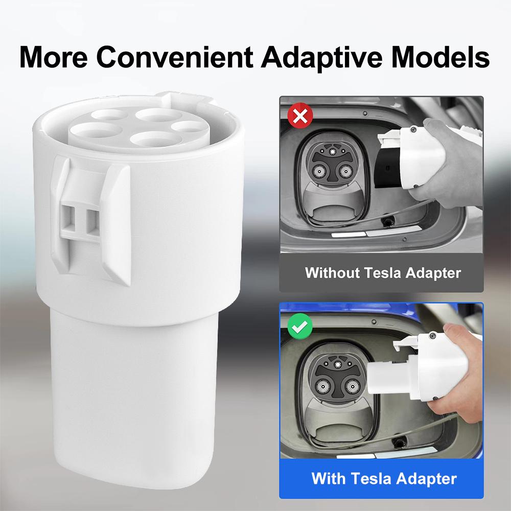 Type1 J1772 To Tesla Electric Vehicle Charging Adapter for EV Charger Connector EVSE Conversion Gun Socket for Model X Y 3