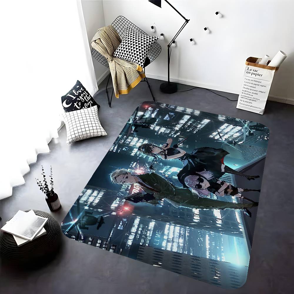 Japanischer Manga Spy X Family Fußmatte Rutschfest Wasserabsorbierend Langer Streifen Kissen Schlafzimmermatte Alfombra