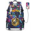 Magic School Usb Student School Bag Harry Potter Backpack Men'S And Women'S Casual Travel Bag