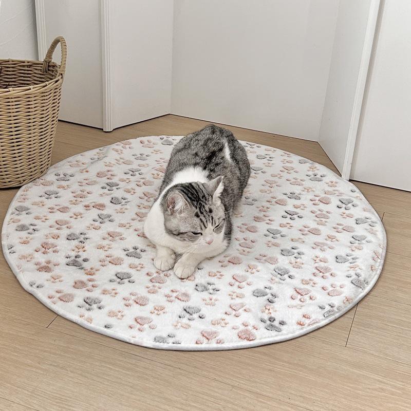 Thickened Warm Waterproof Dog Blanket Pad - Bite-Resistant, Urine-Proof, Washable Cotton Cover