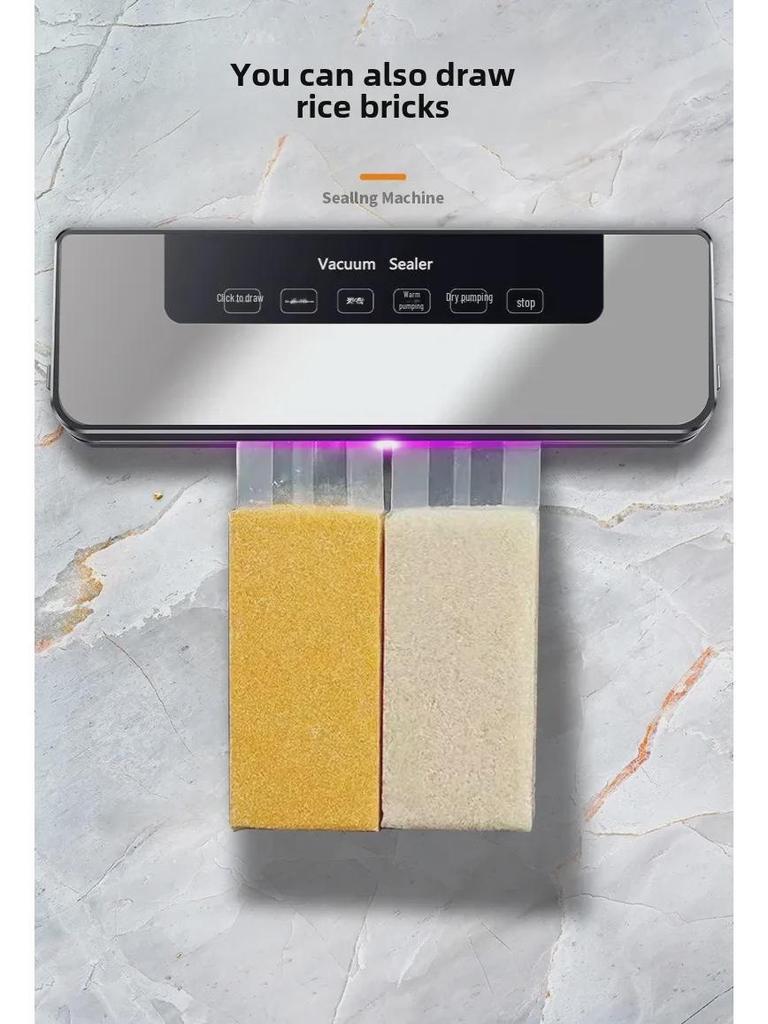 Automātiskais vakuuma blīvētājs virtuvei - kompakta pārtikas iepakošanas iekārta