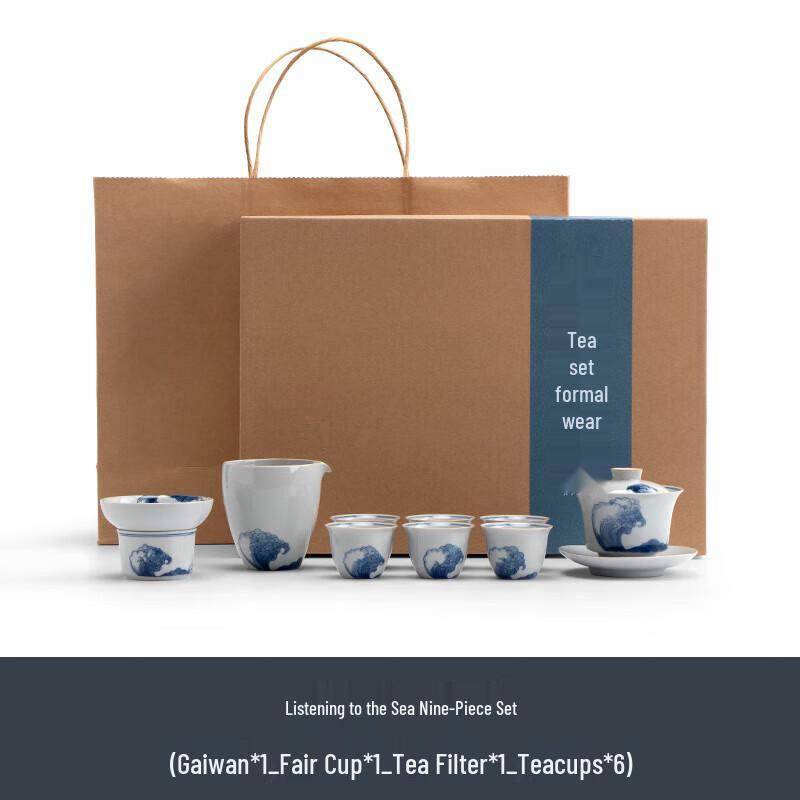 Nanshan Series Tinghai Ceramic Kung Fu Tea Set