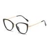 New Cat Eye Frame Blue Light Blocking Glasses Women Men Fashion Metal Optical Spectacles Eyewear Eyeglasses Computer Goggles