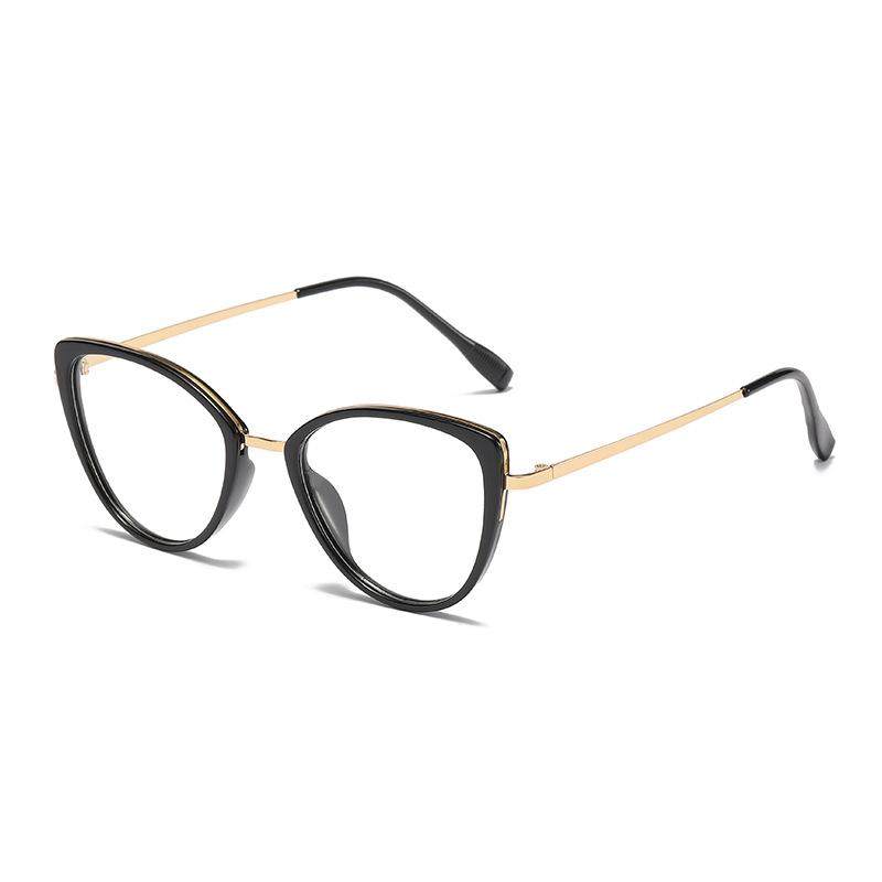 New Cat Eye Frame Blue Light Blocking Glasses Women Men Fashion Metal Optical Spectacles Eyewear Eyeglasses Computer Goggles