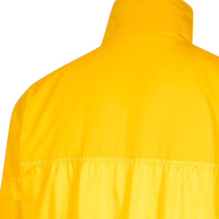 Nike Los Angeles Lakers Courtside Logo Print Patchwork Stand Collar Jacket Men Jacket Amarillo-Yellow DR9192-728