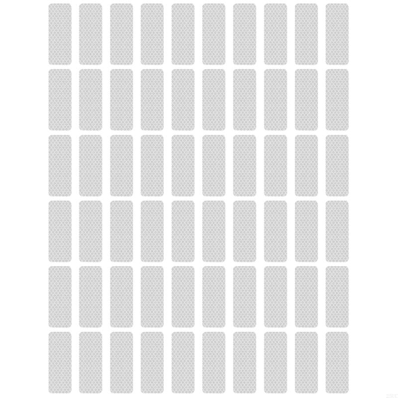 SelfAdhesive Watertight Reflective Night Safety Bikes Frame Sticker Reflectors