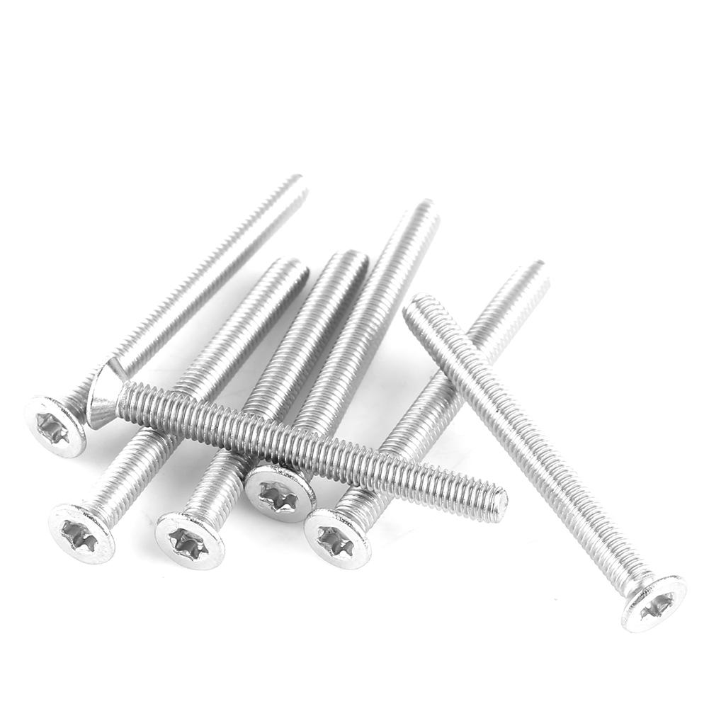 M3 Star Screws Countersunk Flat Head Screws Pack of 50pcs (M3*6)