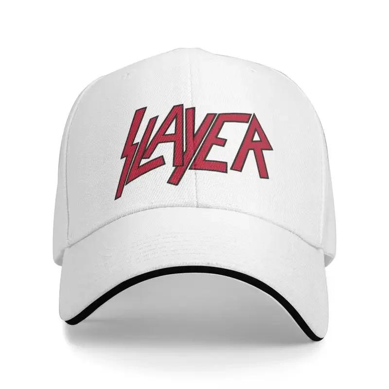 Individuelle schwere Slayers Thrash Metal Baseballkappe für Männer Frauen Verstellbar Rock Roll Band Papa Hut Outdoor
