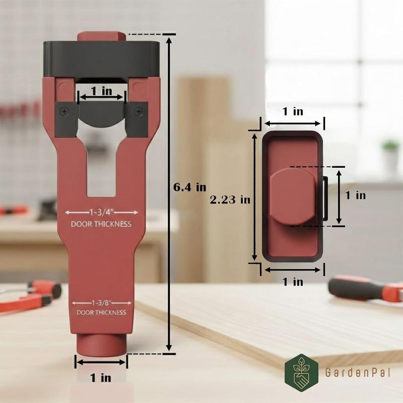 Utensile per scanalatura di chiusura porta per rimuovere materiale Rapido da installare o sostituire Serrature per porte di spessore 1-3/4" o 1-3/8"