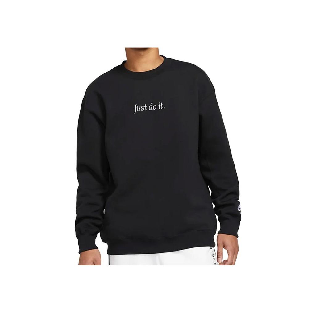 Nike Just Do It Felpa Girocollo Uomo Felpa Nera CD0415-010