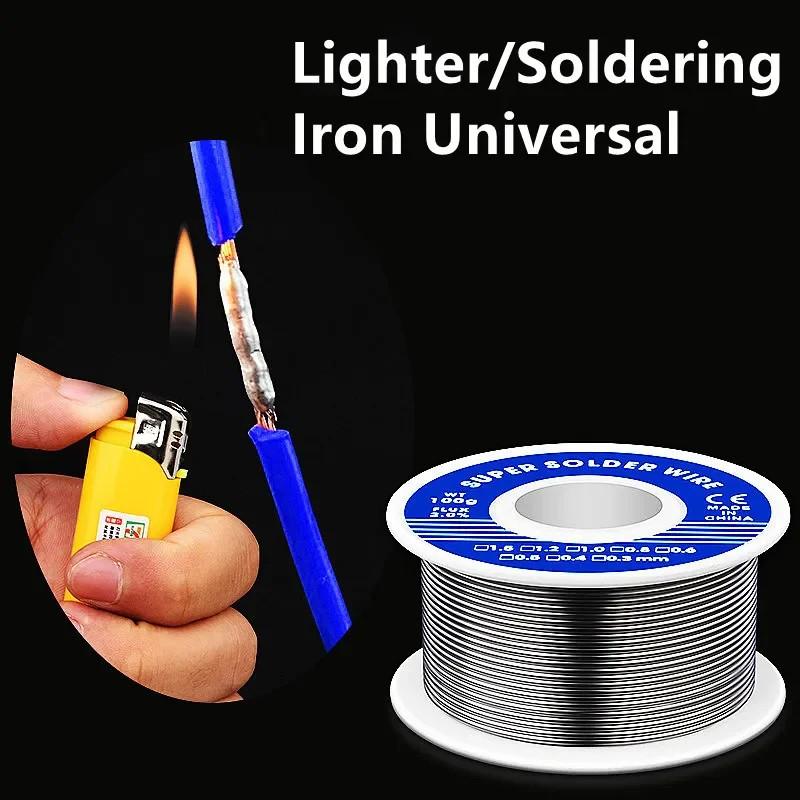 High Purity Tin Wire Soldering Wire with Flux Melt Rosin Core Solder Roll No-clean Electrical Repair Solder For Soldering