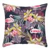 Green Nordic Flowers and Birds Series Cushion Pillow Cover