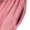 ZANZEA Women Loose Casual Round Neck Sleeveless Long Dress