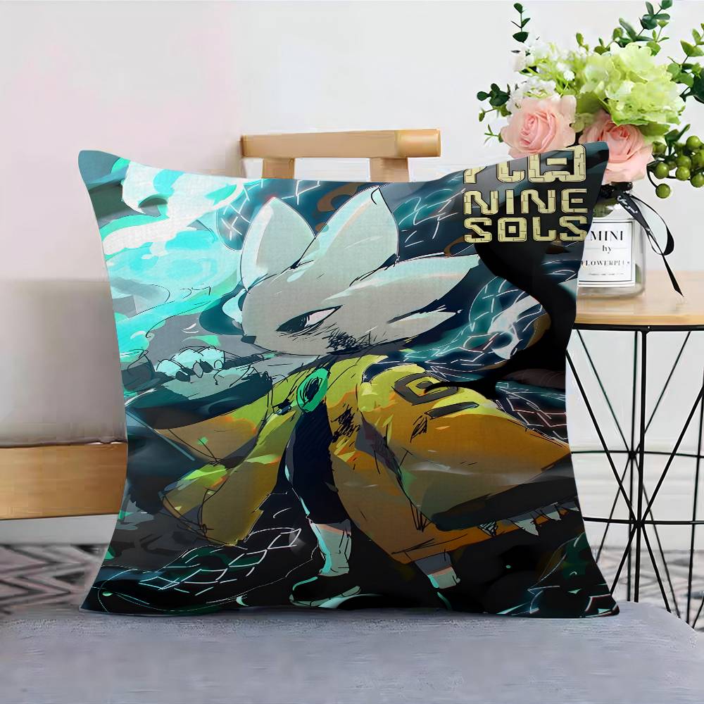 Game Nine Sols Cushion Cover Polyester Sofa Cushions Decorative Throw Pillows Home Decoration Pillowcover