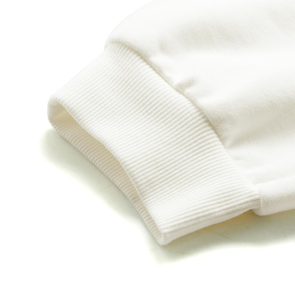 Li Ning Sports Lifestyle Series Brand Logo Cuffed Knitted Fleece Casual Pants Women Bottoms Off-White AKLU622-1