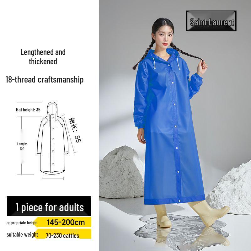 Children's Thickened EVA Rain Poncho - Durable, Portable, Storm-Proof, Non-Disposable