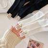 Heel Fabric Label Mid-Tube Socks Middle Tube Knitted Socks Fashion Snow Boot Socks  Fall